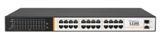 24 Port 10/100/1000 Mbps with PoE + 2 Gigabit Uplink/DVR Port Ethernet Switch